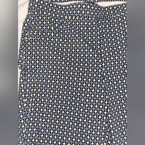 Diamond and Circle Patterned Pants